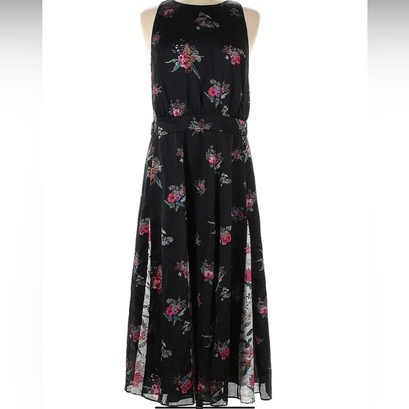 NWT Stunning Premium Designer Ted Baker London Black Cocktail Dress in Size 8 - Picture 1 of 2